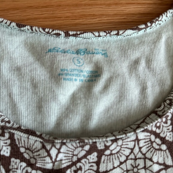 Eddie Bauer Printed Ribbed Tank Top - Picture 3 of 3